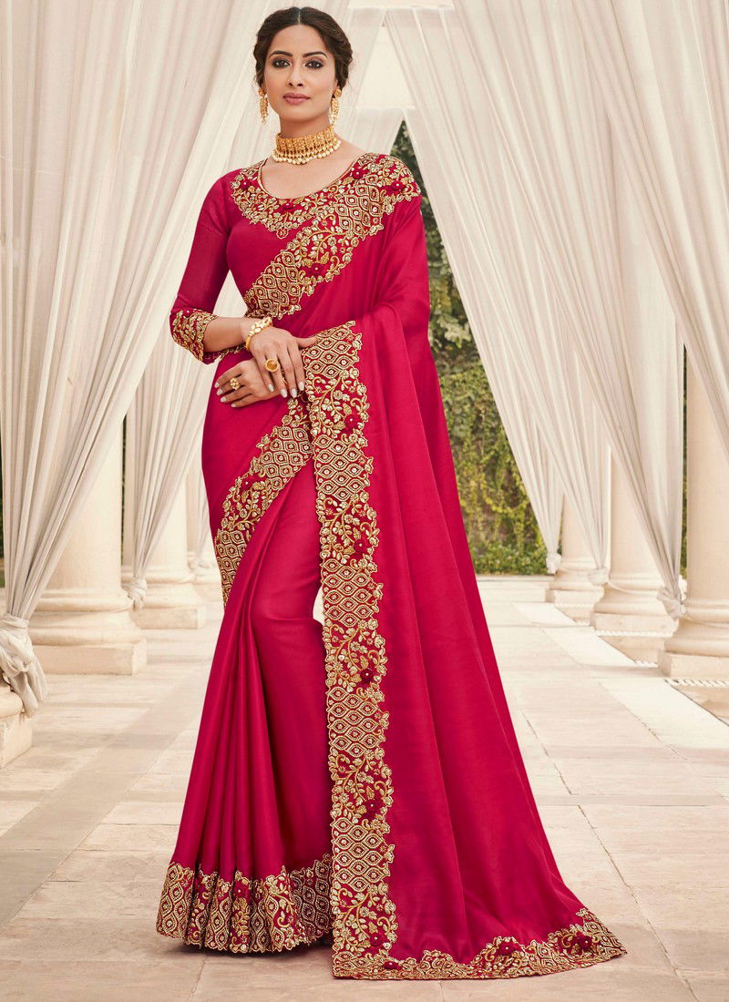 SULAKSHAMI MOHANA Latest Fancy Designer Georgette Embroidered Party Wear Traditional Look Stylish Fancy Saree Collection